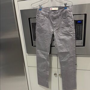 Levi's Men's Slim Fit Jeans in Light Gray